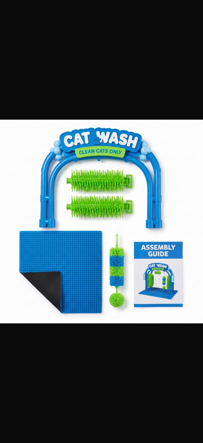 Purr Wash — Self-Grooming Cat Arch