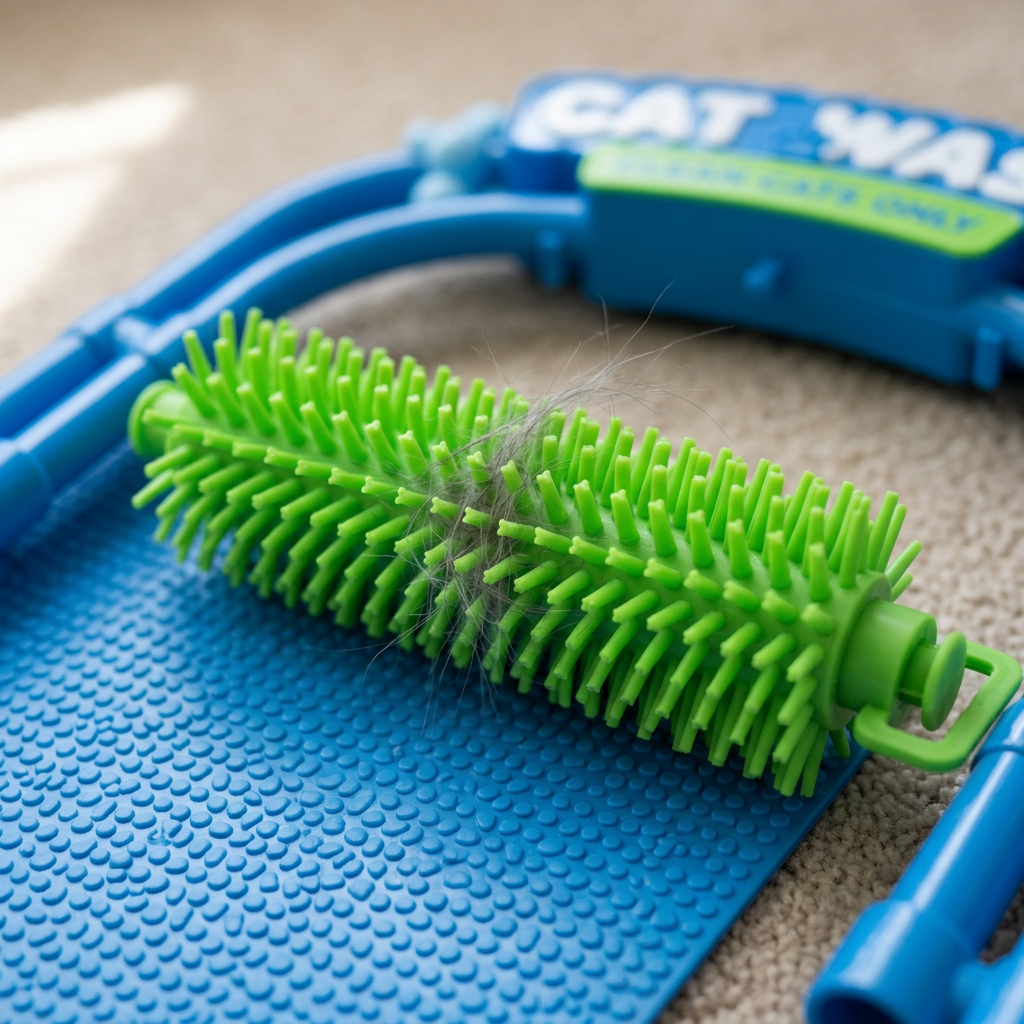 Purr Wash — Self-Grooming Cat Arch
